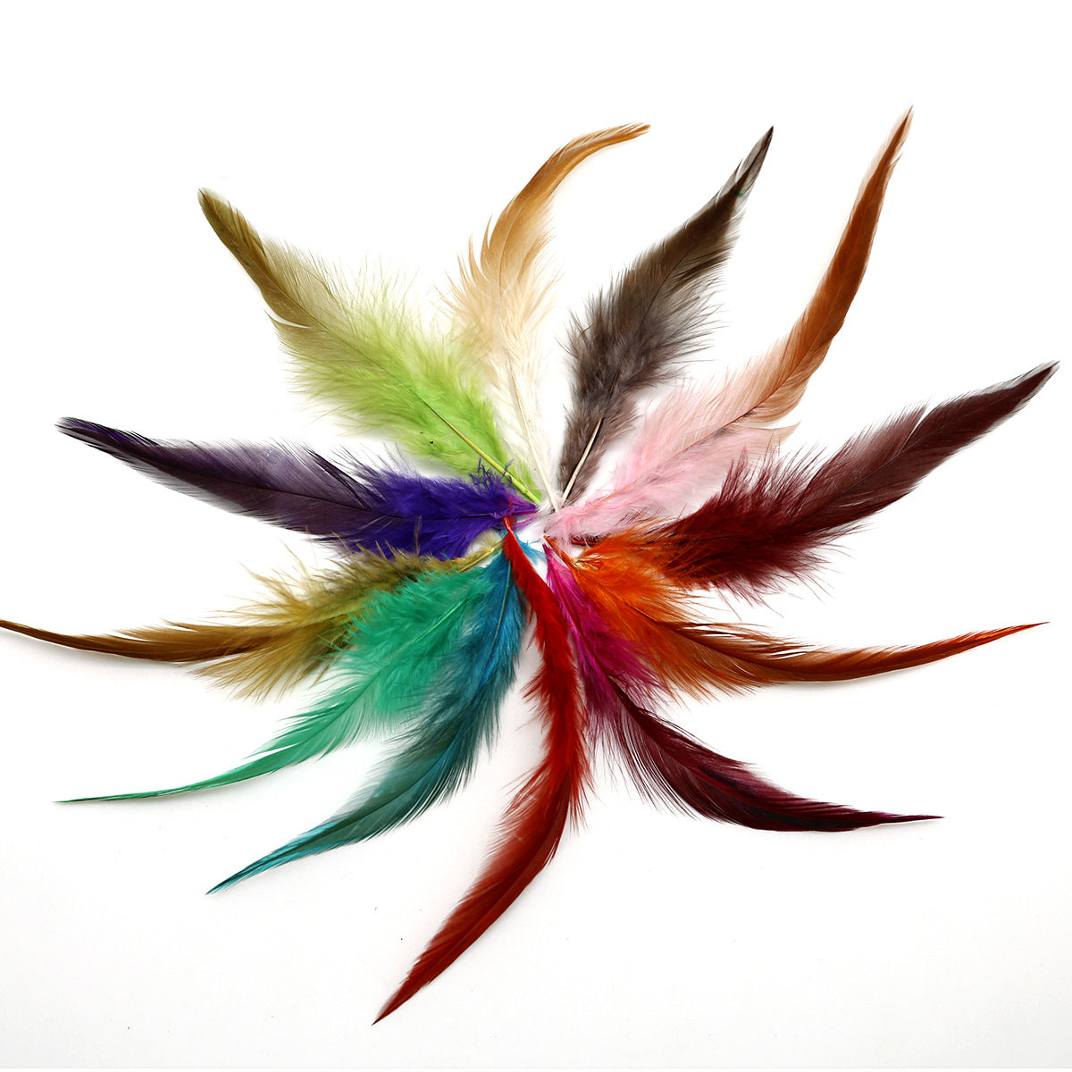 Temperament Long Style Homemade Feather Earrings Material