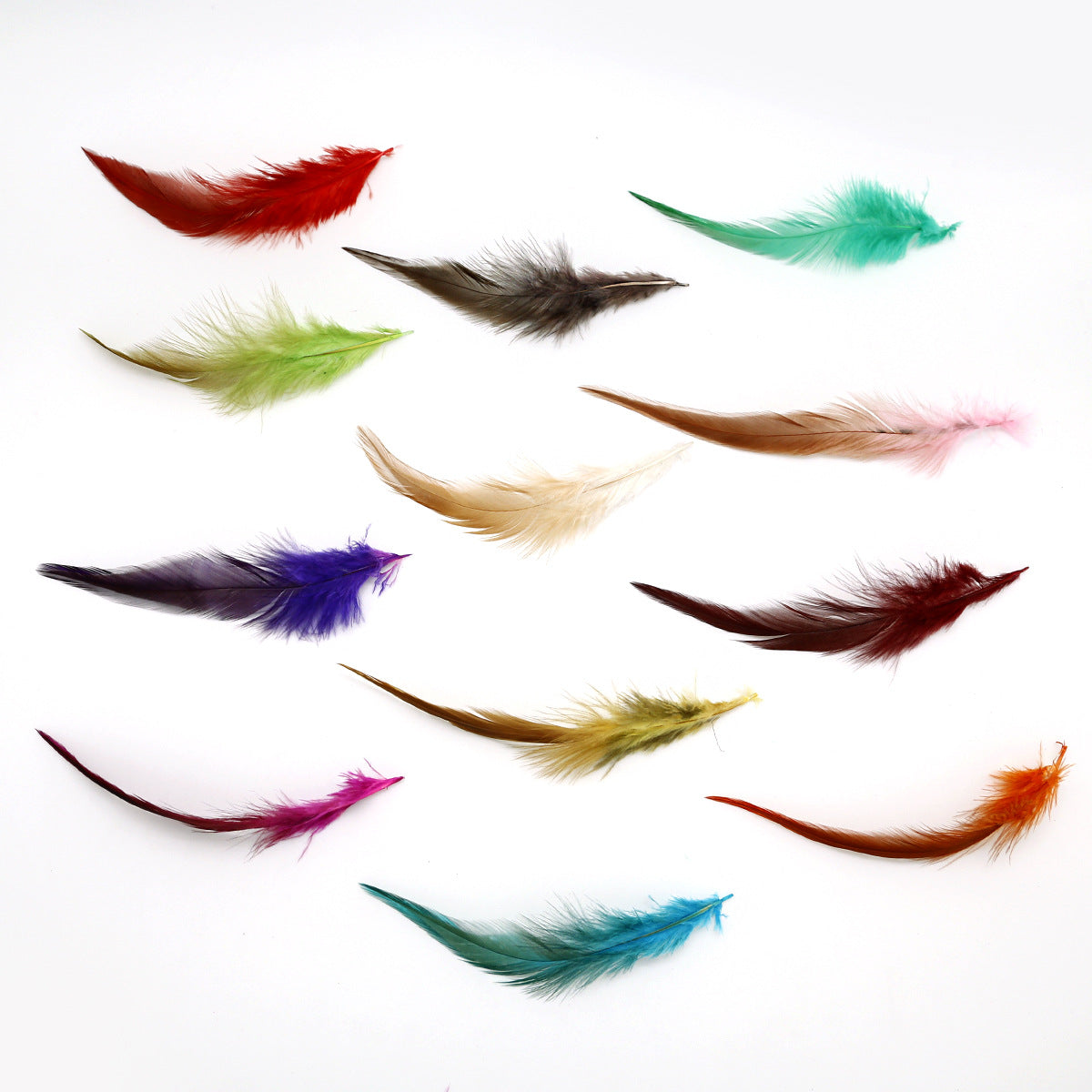 Temperament Long Style Homemade Feather Earrings Material