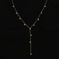 Freshwater Pearls European And American Gypsophila Handmade Bead Necklace