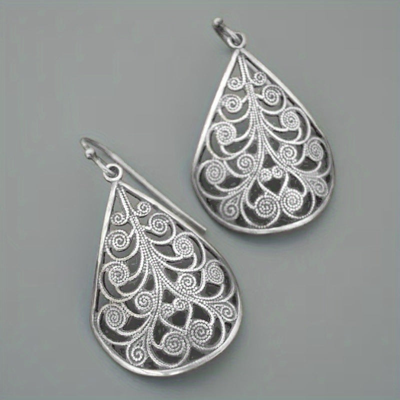 Retro Ruyi Water Drop Earrings For Women
