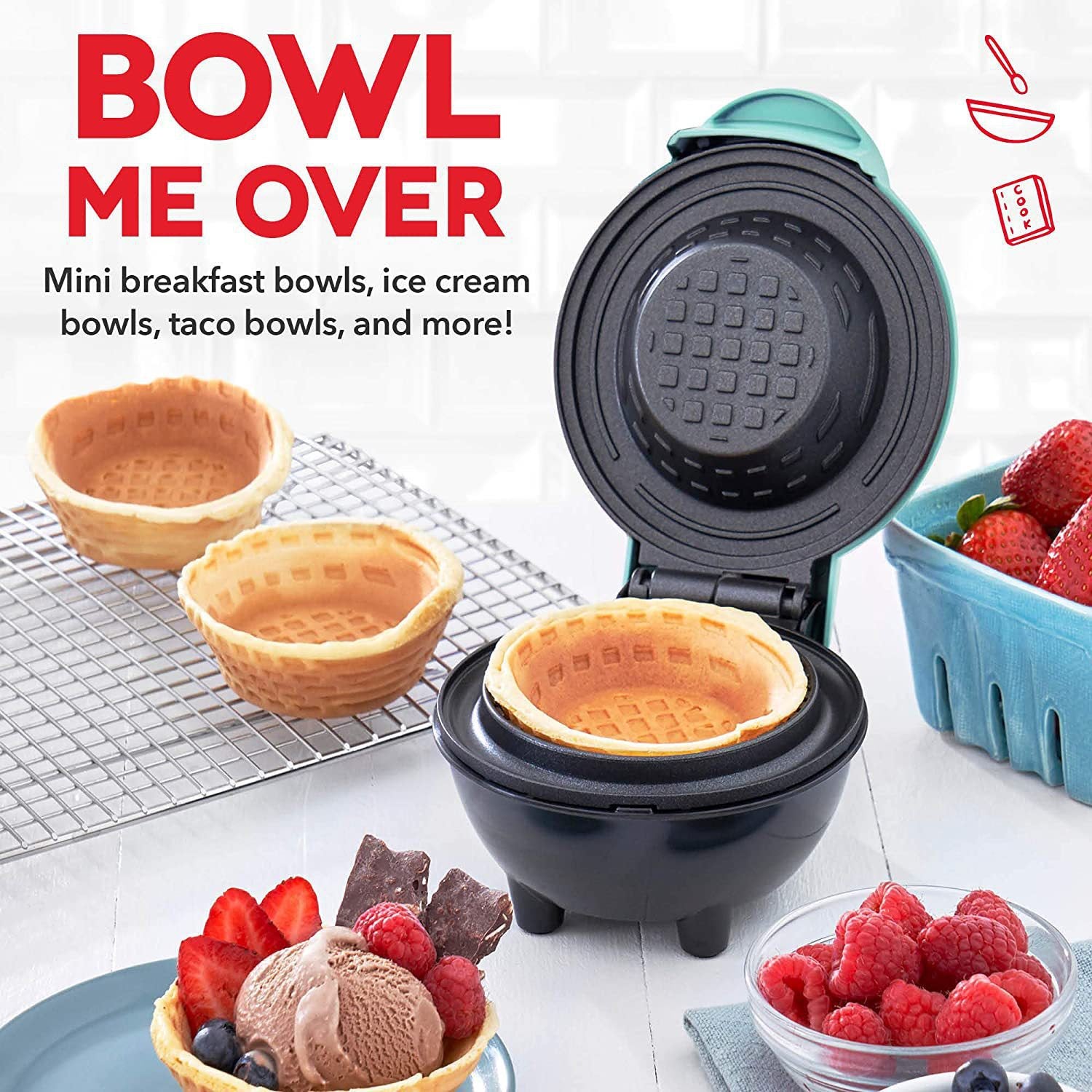 Egg Tart Ice Cream Waffle Breakfast Maker