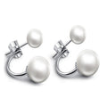 Sterling Silver Pearl Earrings For Women