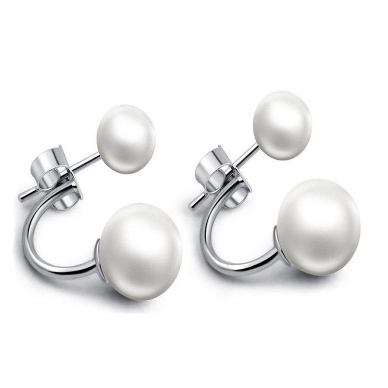 Sterling Silver Pearl Earrings For Women