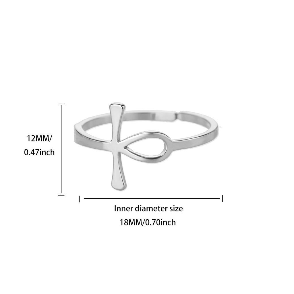 Unique Irregular Band Ring, High-End Titanium Steel, Ladies Fashion Jewelry