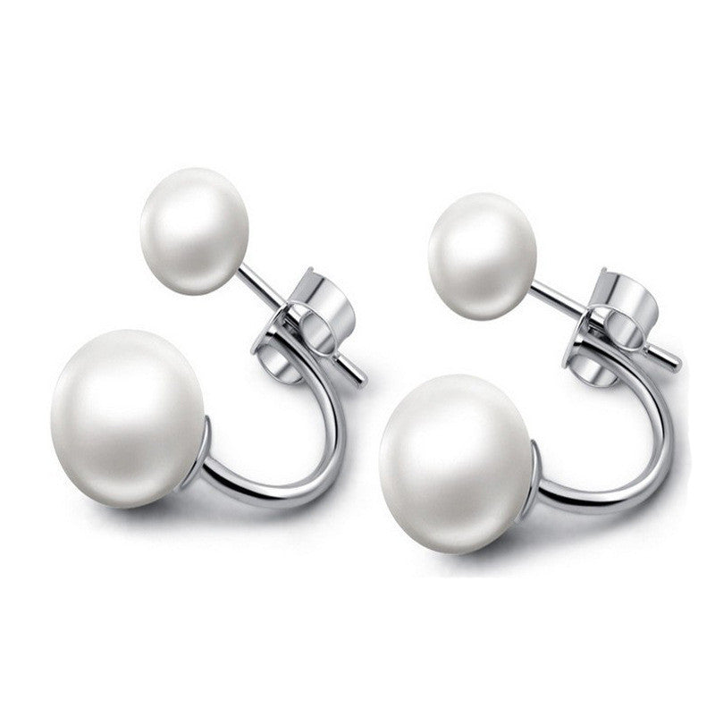 Sterling Silver Pearl Earrings For Women