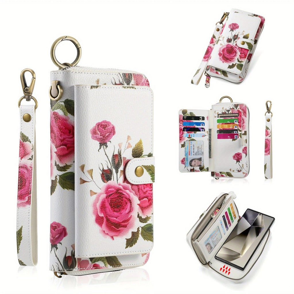 PU Leather Long Wallet Clutch Bag
