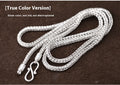 Men's Necklace Snake Bones Chain Handmade Weave Vintage