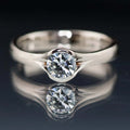 Fashionable Zircon Womens Ring With Diamonds