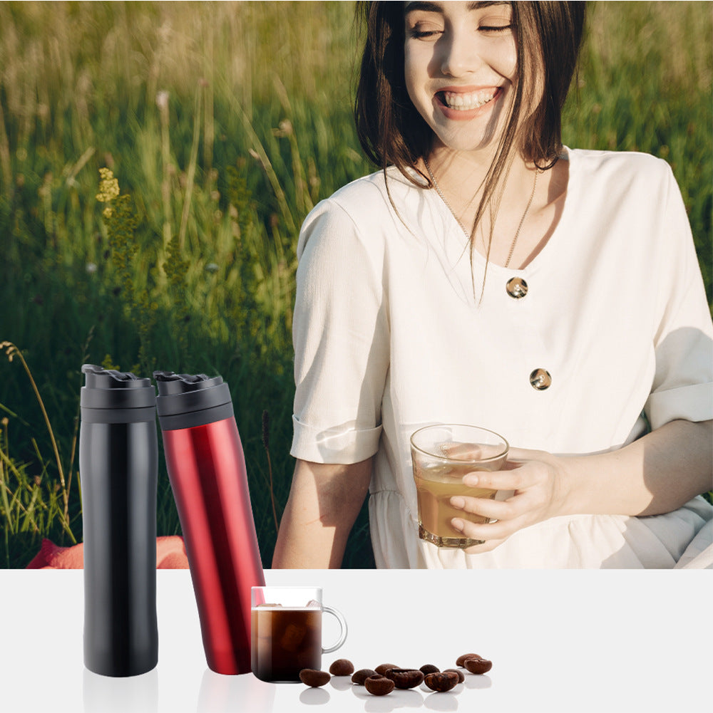 Camping Outdoor Portable French Press SST Tea Maker