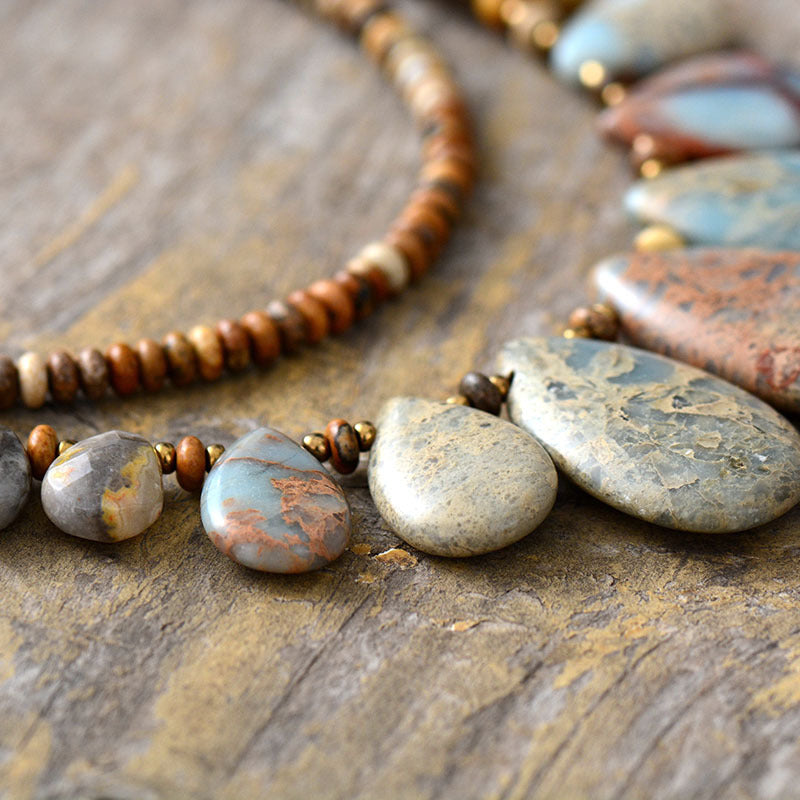Natural Stone Pendant Handmade Necklace High-quality