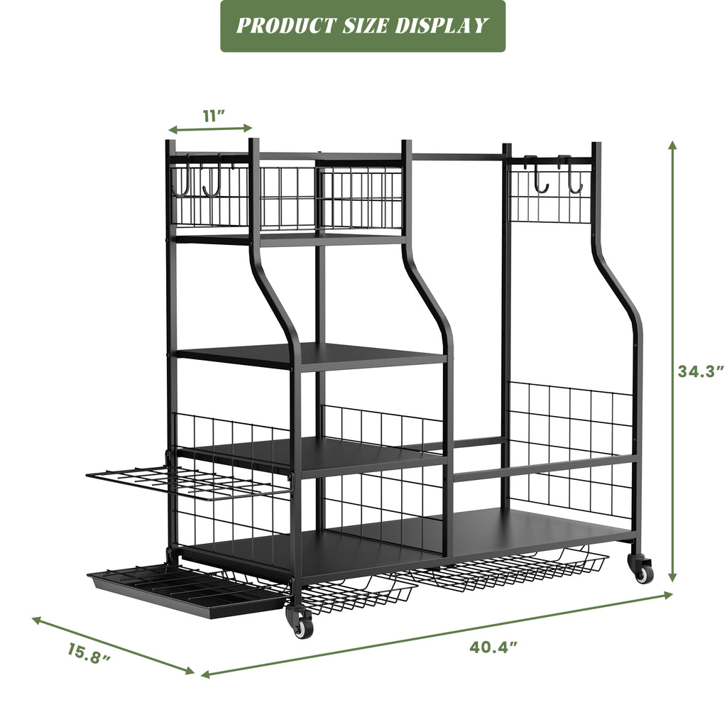 Golf Bag Storage Garage Organizer,Golf Club Bag Storage Rack For Garage, Extra Storage Rack For Golf Clubs,Golf Bag Organizer Fit For Garage,Shed,Basement