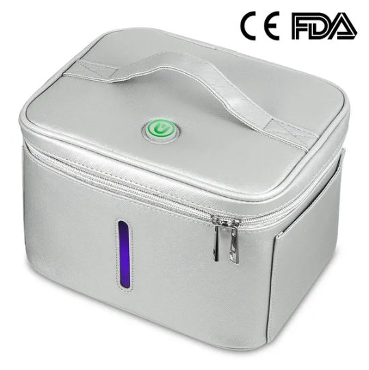 UV Disinfection Bag, Portable LED UV Sanitizer Box USB-Powered Travel UV Cleaner Bag